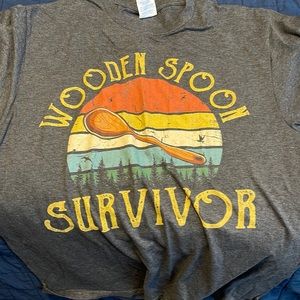 Wooden spoon survivor shirt